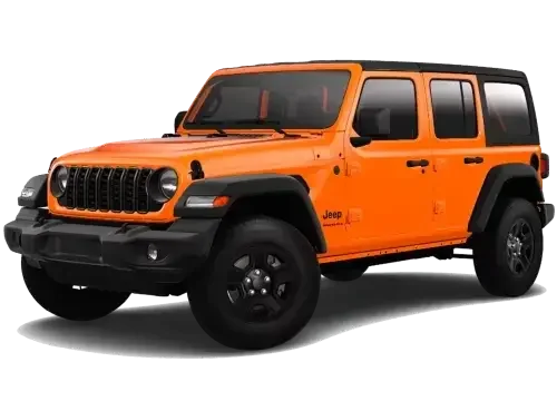 jeep wrangler willys orange